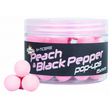 Dynamite Baits  N-Ticers Pop-up Peach & Peppert 15mm
